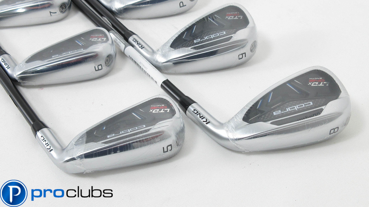 NEW COBRA KING LTDx ONE LENGTH IRONS 5-PW,GW GRAPHITE KBS PGI 65 SENIOR  #364991